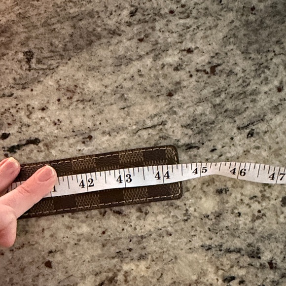 Louis Vuitton Brown Checkered Men's Belt - Picture 7 of 7